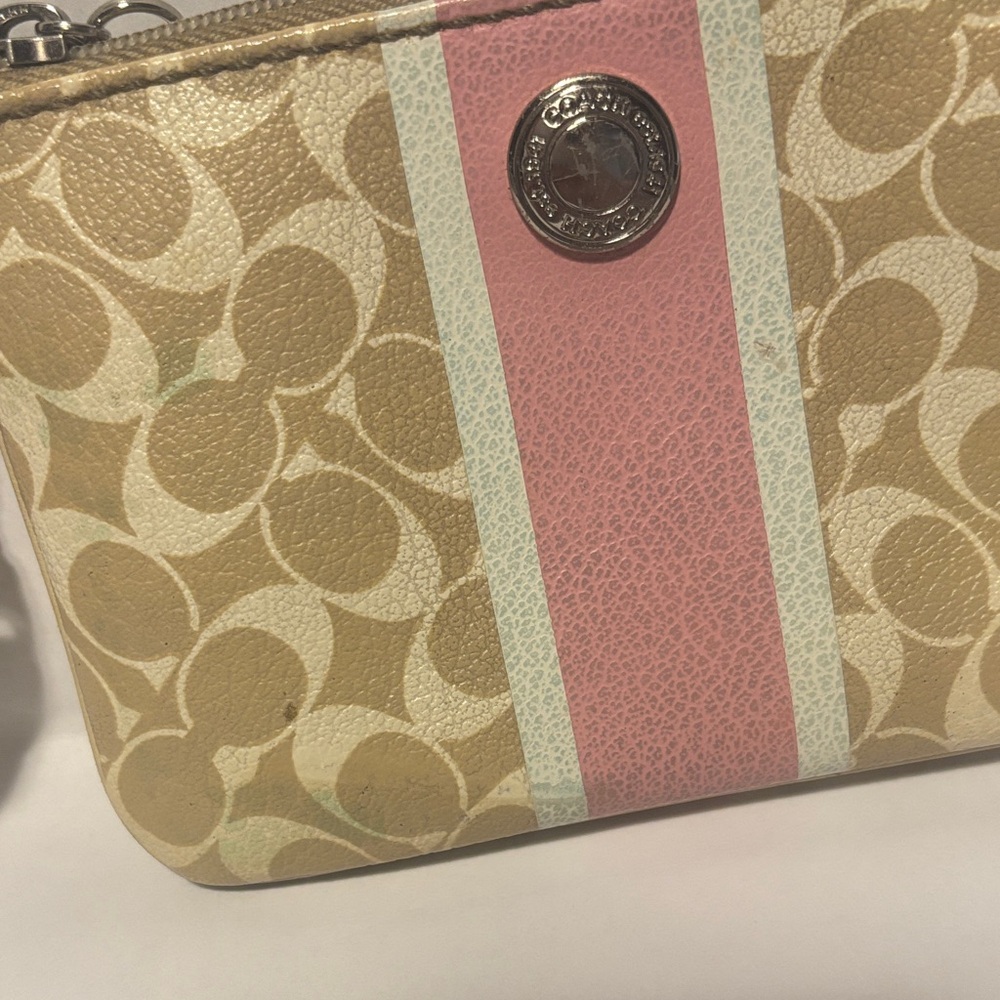 Coach Wristlet Set - Blue, Tan, and Pink - Picture 6 of 13
